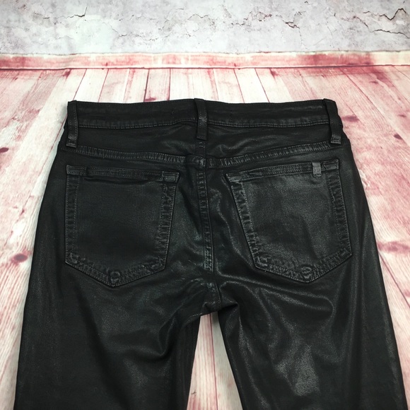 💙Joe’s Jeans Coated Black Skinny Ankle Jean Size 26x27 - Picture 12 of 13